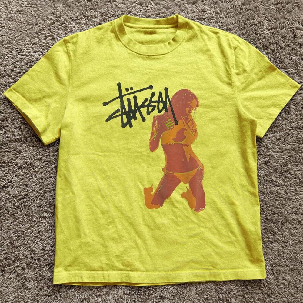 Yellow Daisy Stussy Made Tee